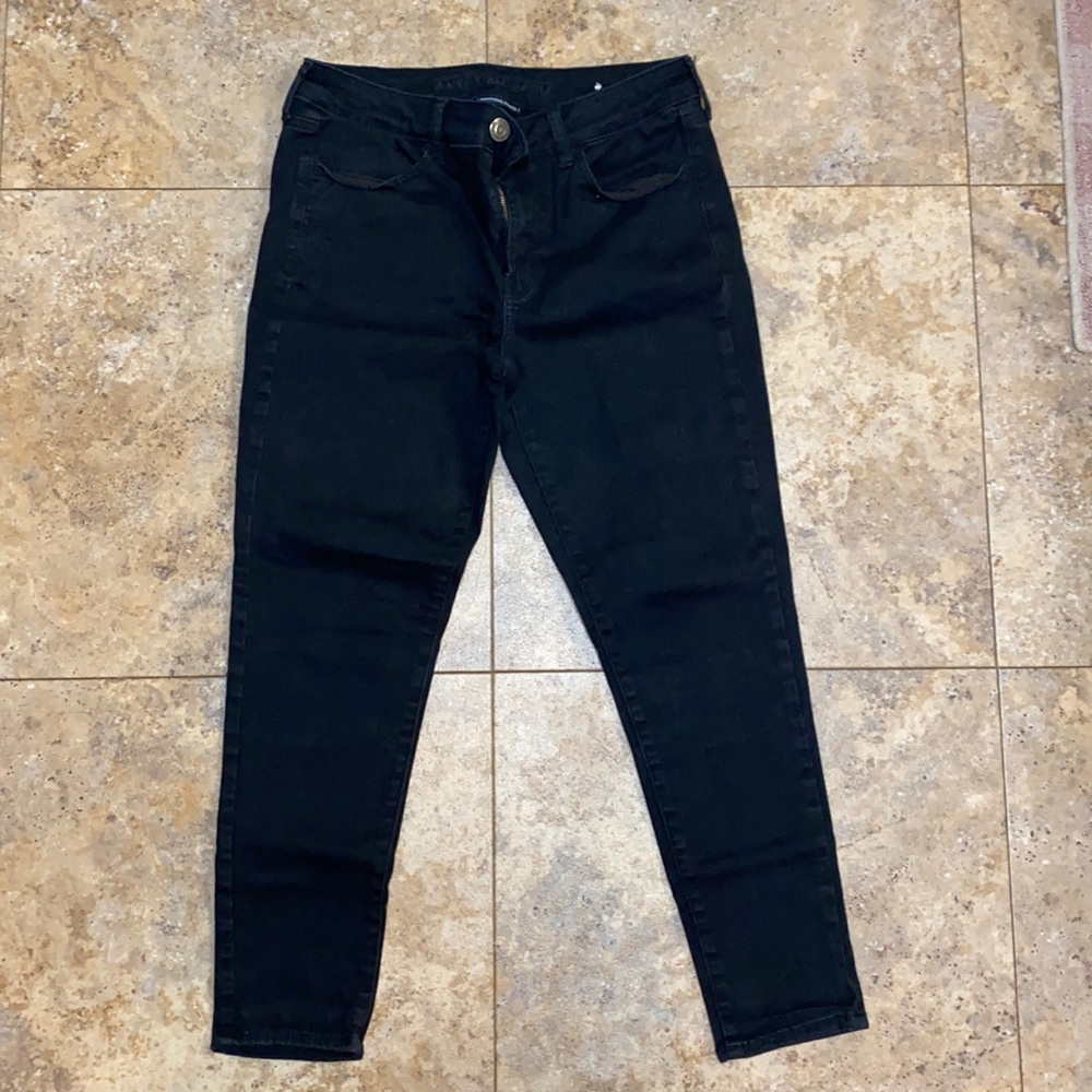 Black American Eagle Jegging